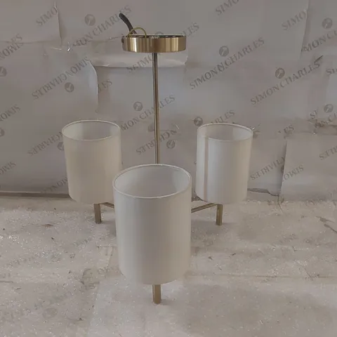 LYANNA 3-LIGHT SHADED CHANDELIER