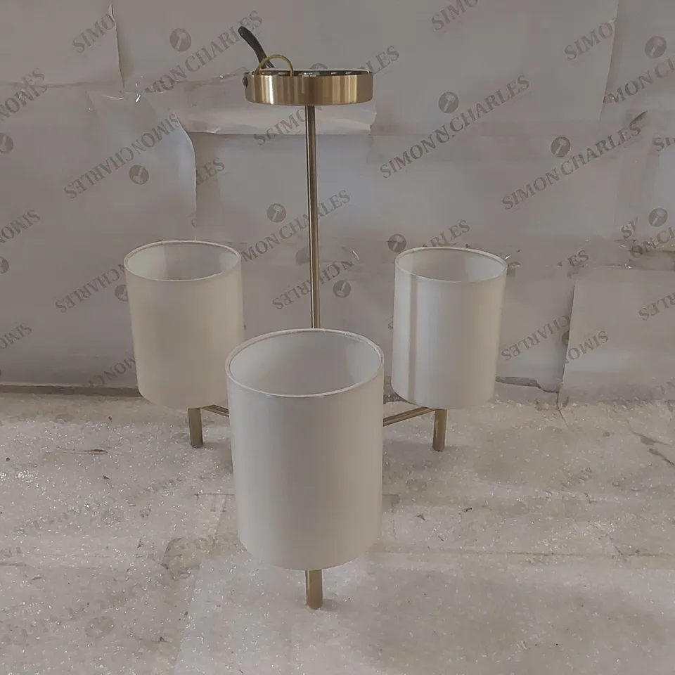 LYANNA 3-LIGHT SHADED CHANDELIER