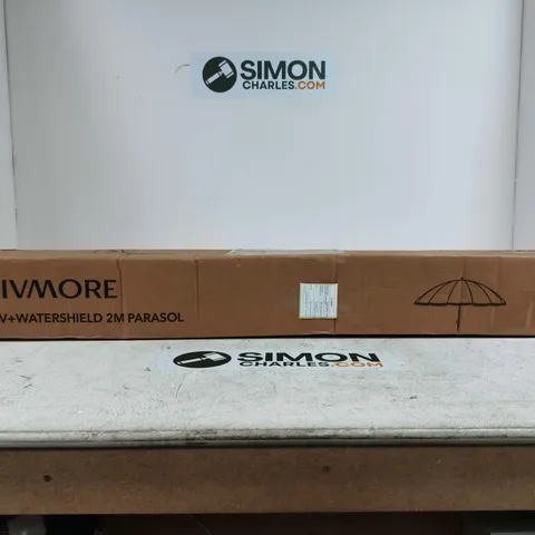 LIVMORE UV+WATERSHIELD 2M PARASOL