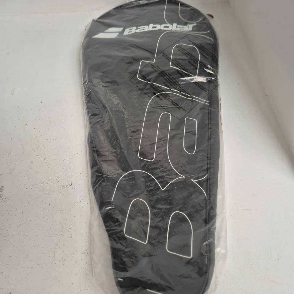 BABOLAT TENNIS RACQUET BAG – BLACK/GRAY WITH WHITE LOGO