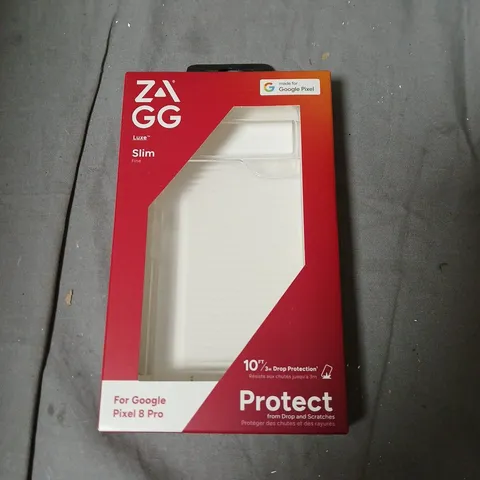 BOX OF APPROXIMATELY 60 ZAGG LUXE SLIM SCREEN PROTECTOR FOR GOOGLE PIXEL 8 PRO