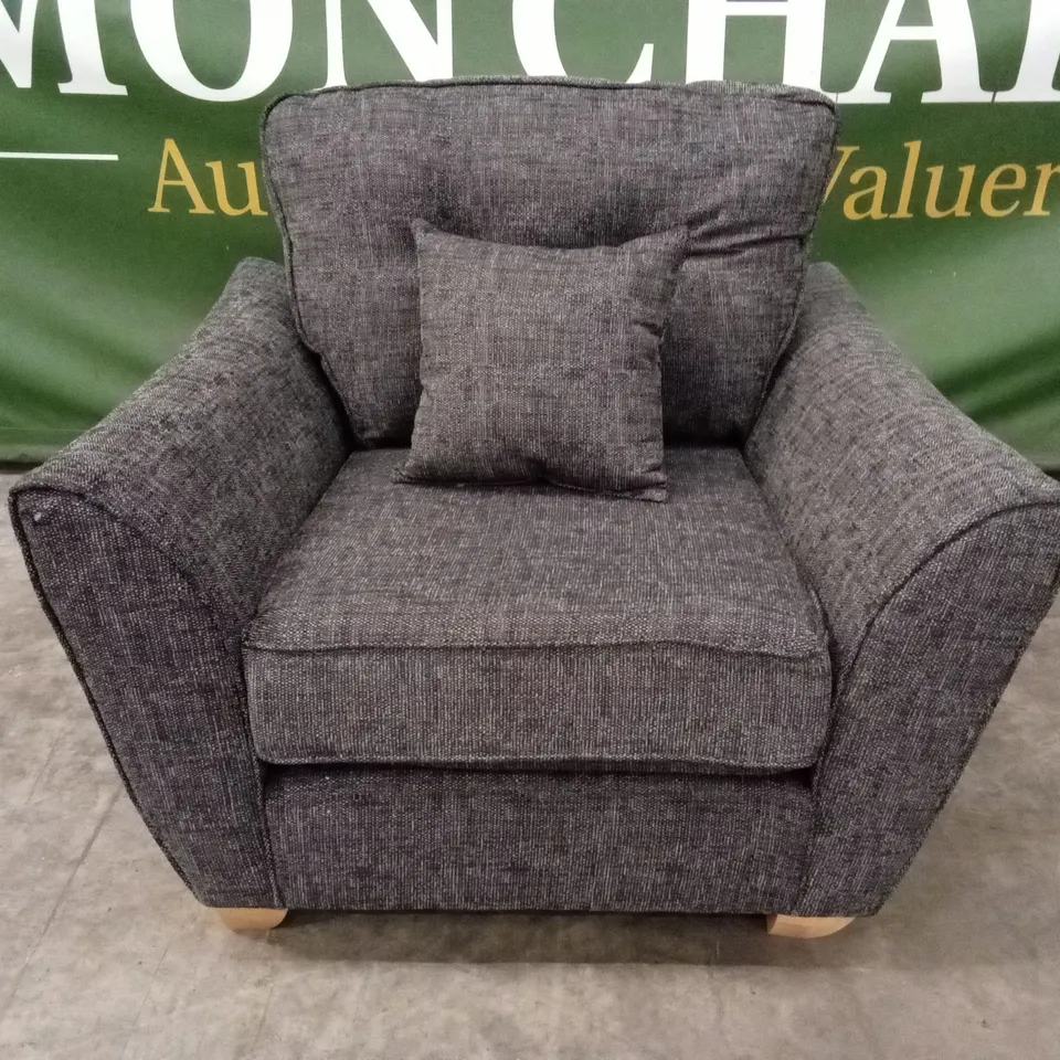 HALSTOW FABRIC ARMCHAIR - CHARCOAL RRP £649