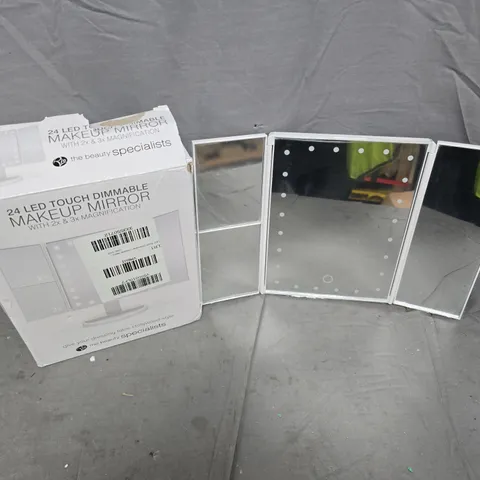 BOXED RIO 24 LED TOUCH DIMMABLE COSMETIC MIRROR