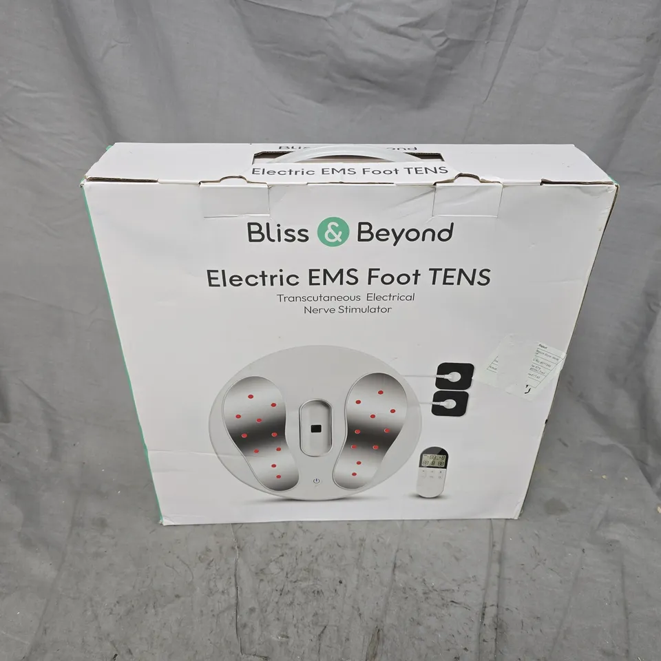 BOXED BLISS & BEYOND ELECTRIC EMS FOOT TENS