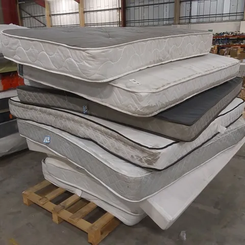 APPROX 10 X ASSORTED MATTRESSES. SIZES, BRANDS AND CONDITIONS VARY