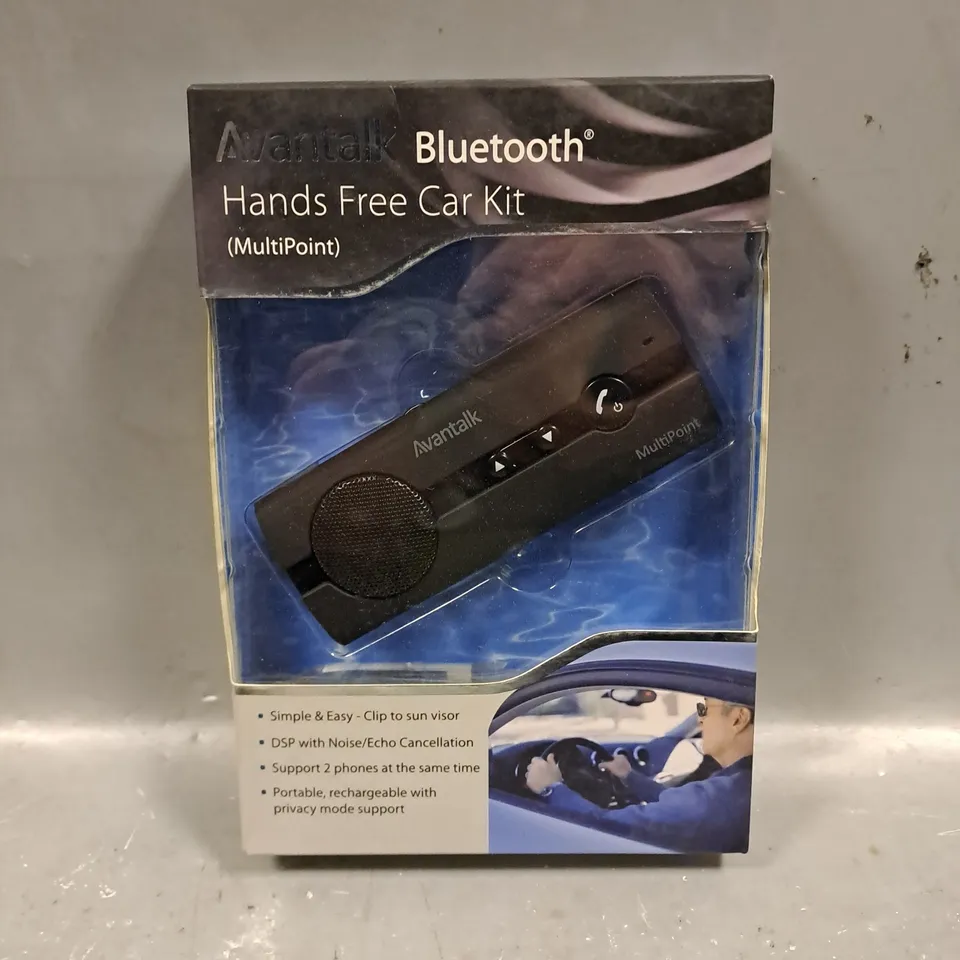 5 X BOXED AVANTALK MULTIPOINT BLUETOOTH HANDS FREE CAR KITS