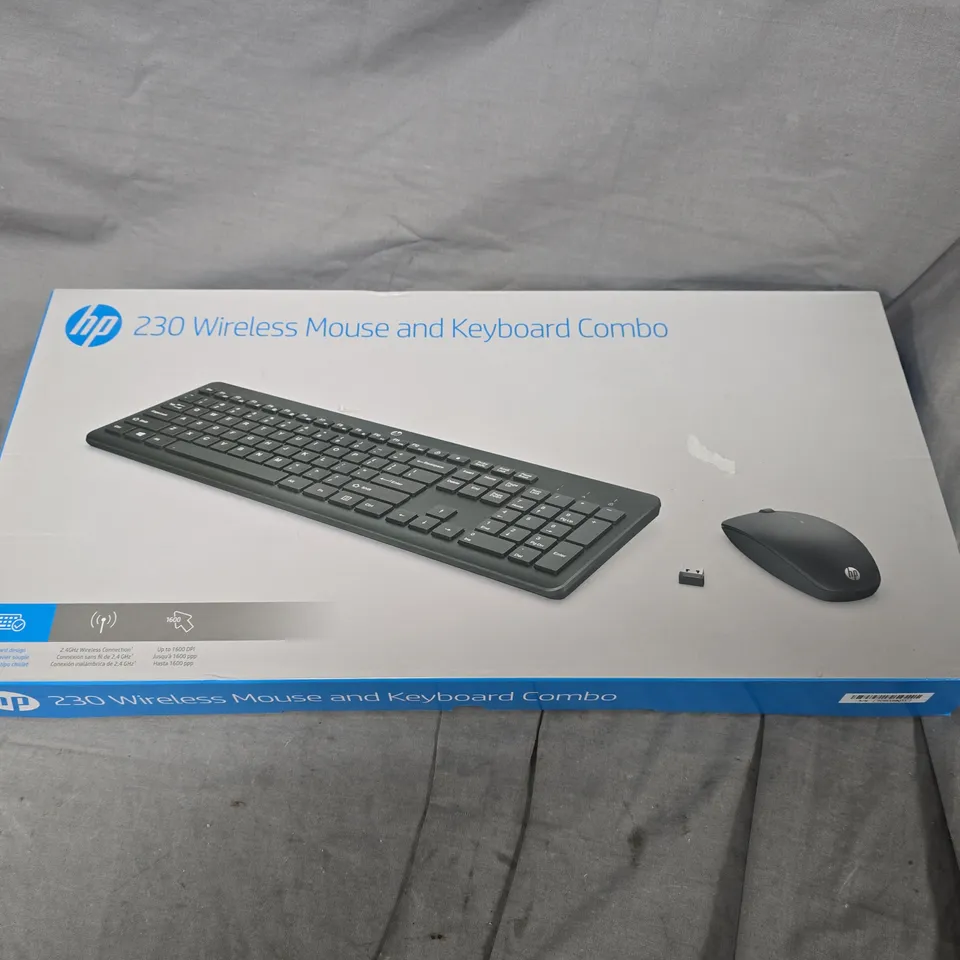 HP 230 WIRELESS MOUSE AND KEYBOARD COMBO – BOXED