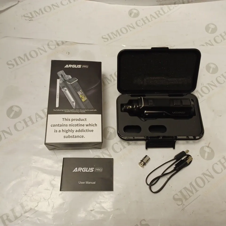 BOXED ARGUS PRO POD KIT - VOOPOO - WITH MANUAL AND USB CABLE
