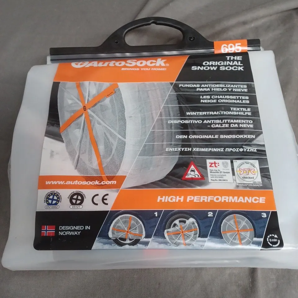 AUTOSOCK THE ORIGINAL SNOW SOCK – TYRE TRACTION AID FOR CARS