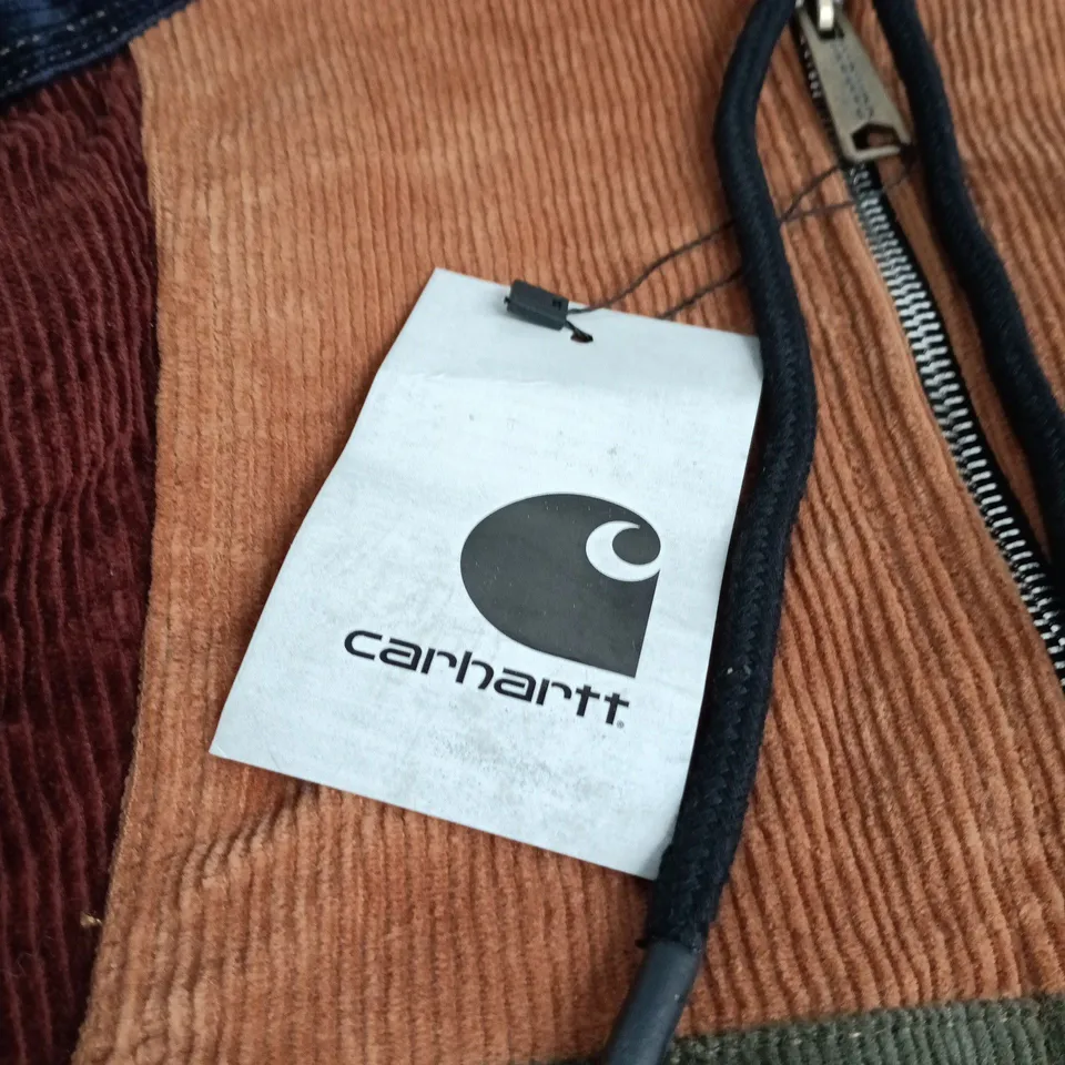 CARHARTT PATCHWORK CORDUROY JACKET – UK SMALL (S)