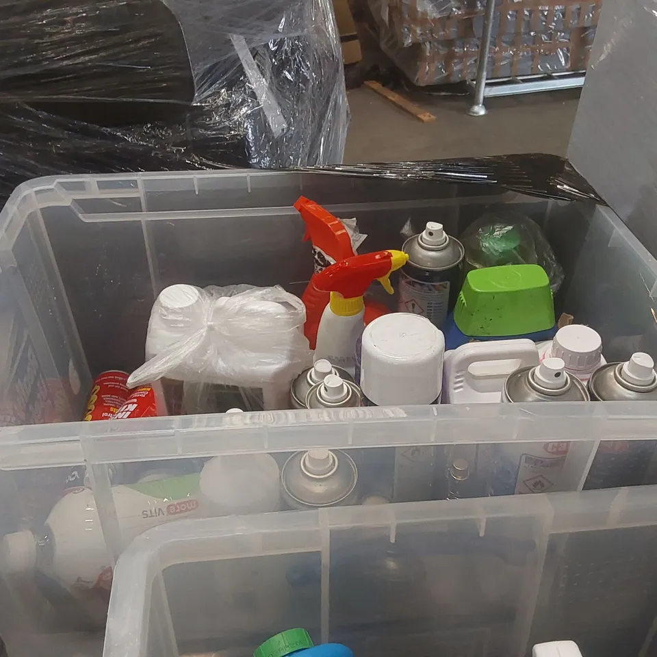 PALLET CONTAINING A VERY LARGE QUANTITY OF ASSORTED ITEMS INCLUDING: AD BLUE, ANTIFREEZE, GT85 SPRAY, MOTOR OIL ECT