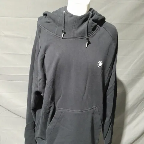 PRETTY GREEN CASCADE HOODY IN BLACK SIZE XL 