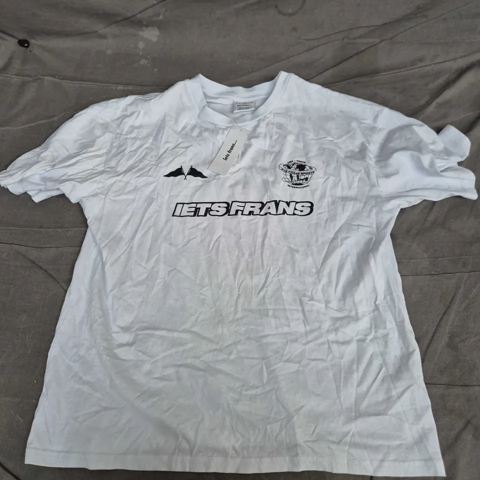 IETS FRANS LOGO TEE IN WHITE - MEDIUM