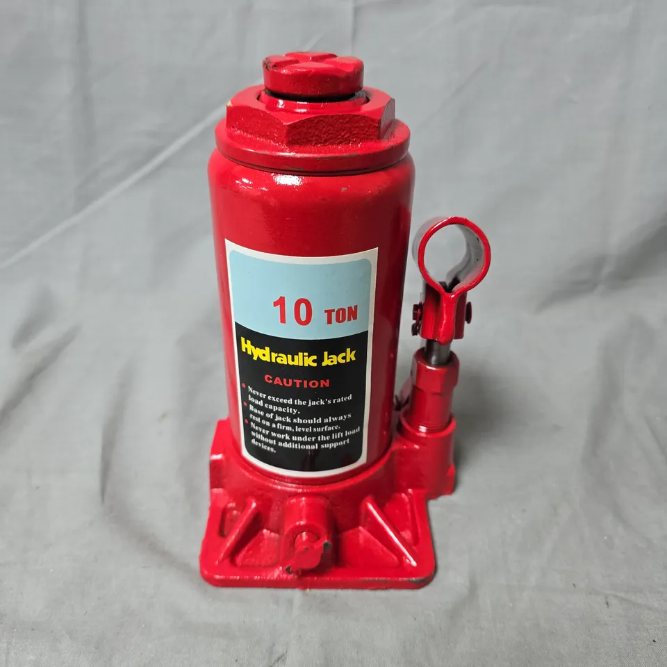RED 10 TON HYDRAULIC JACK