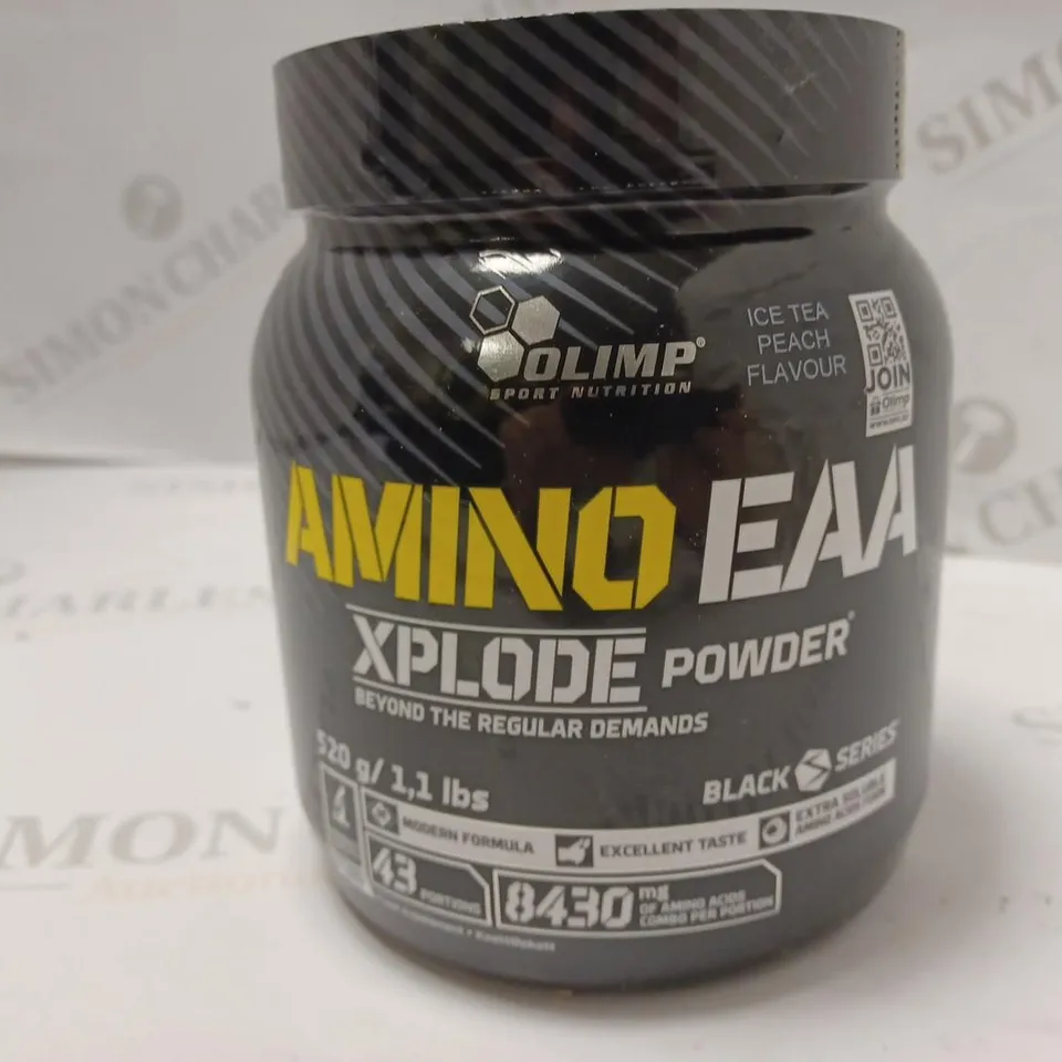 OLIMP NUTRITION AMINO EAA XPLODE ICE TEA PEACH - 520 GRAMS