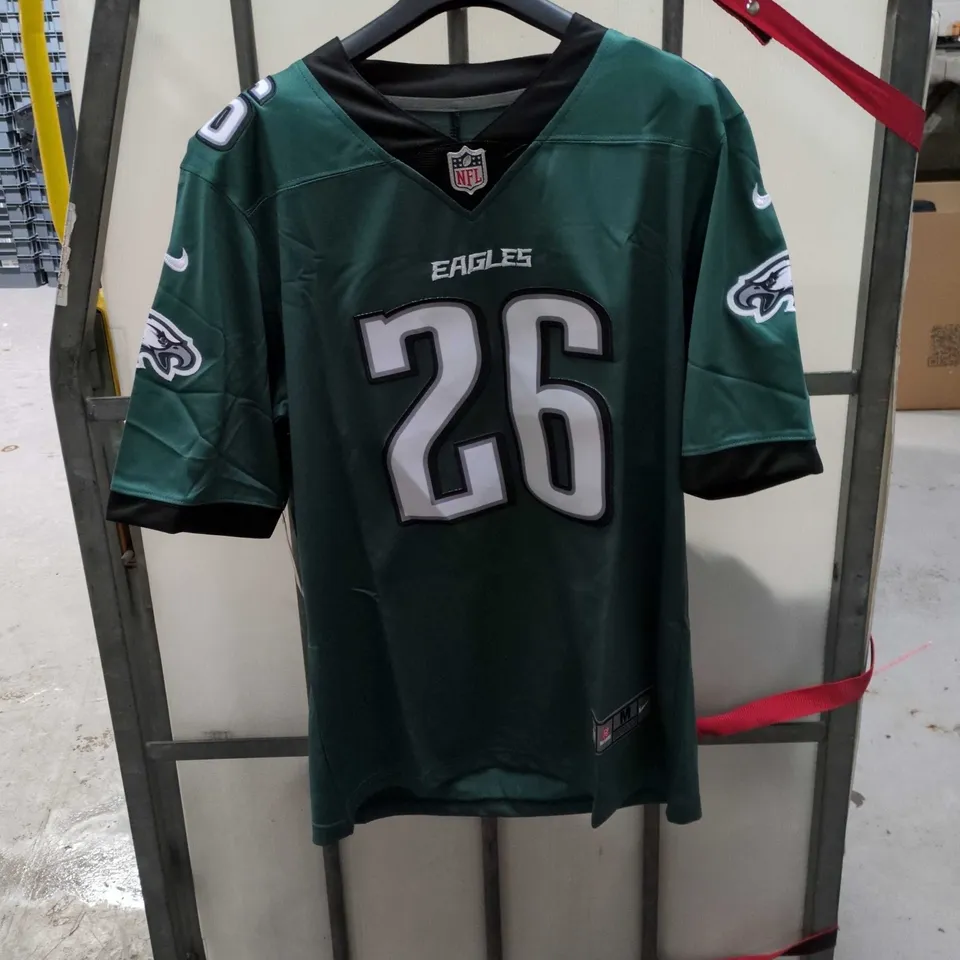 PHILADELPHIA EAGLES SAQUON BARKLEY JERSEY, NO. 26, GREEN