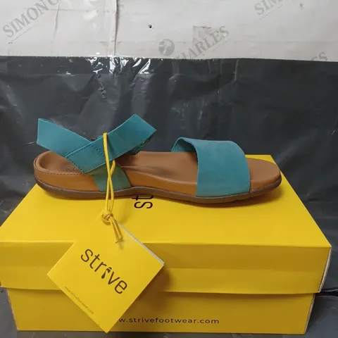 STRIVE LADIES SANDALS TEAL SIZE 7