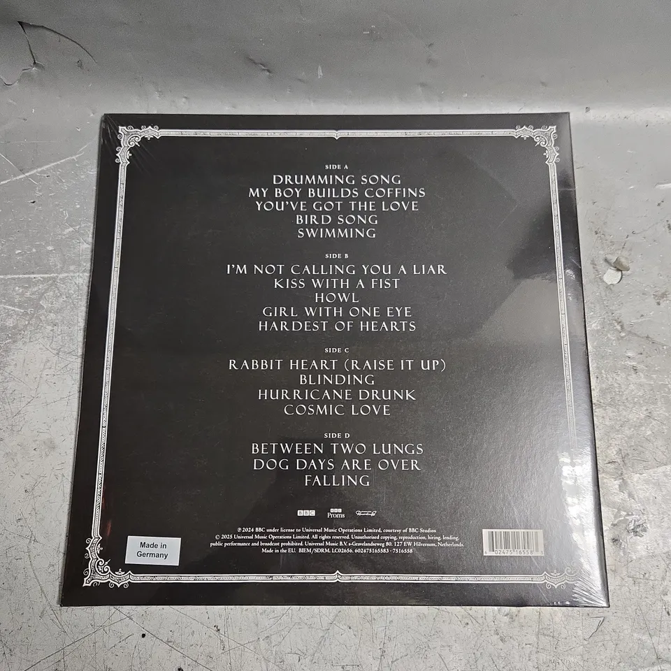 SEALED FLORENCE AND THE MACHINE SYMPHONY OF LUNGS (BBC PROMS AT THE ROYAL ALBERT HALL) VINYL 