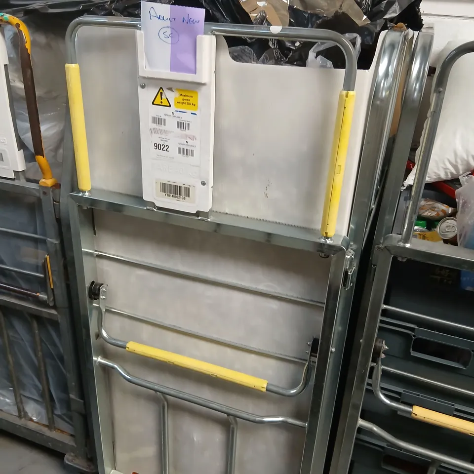 LARGE CAGE OF ASSORTED UNPROCESSED RAW RETURN DESIGNER CLOTHING