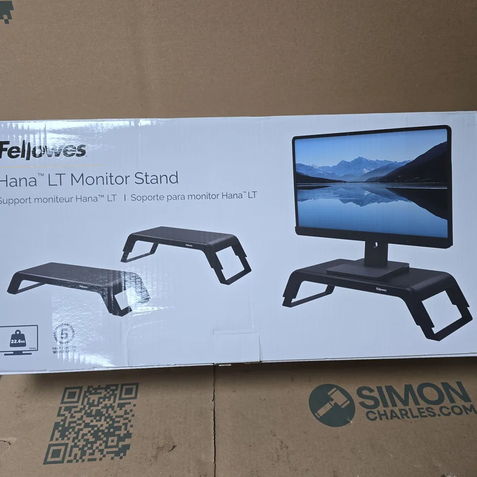 FELLOWES HANA LT MONITOR STAND – BOXED