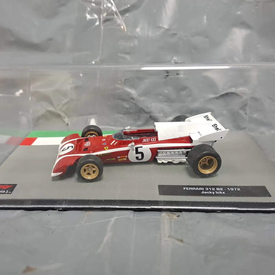 FORMULA ONE FERRARI 312 B2 1972 MODEL (1:43 SCALE) - JACKY ICKX