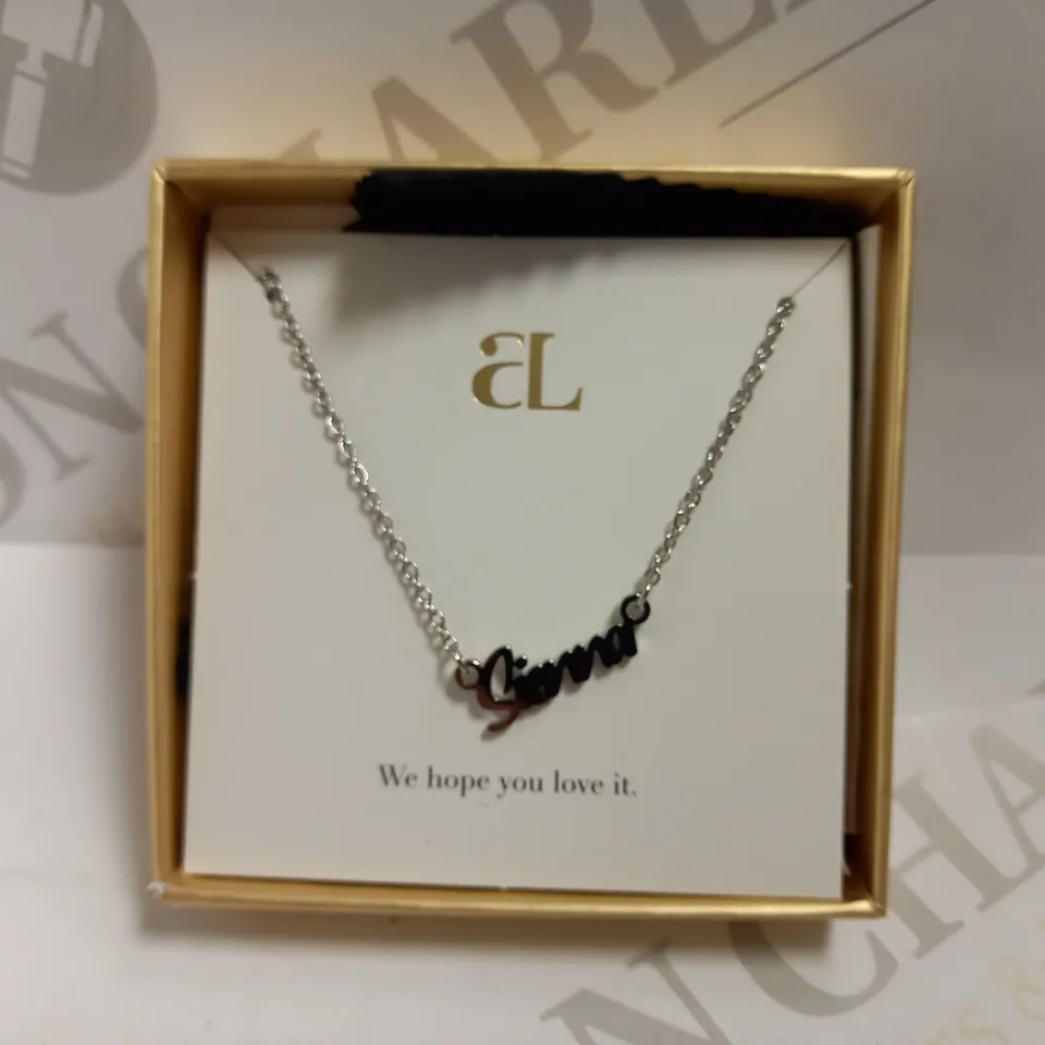ABBOTT LYON SILVER PERSONALISED NECKLACE - SIENNA