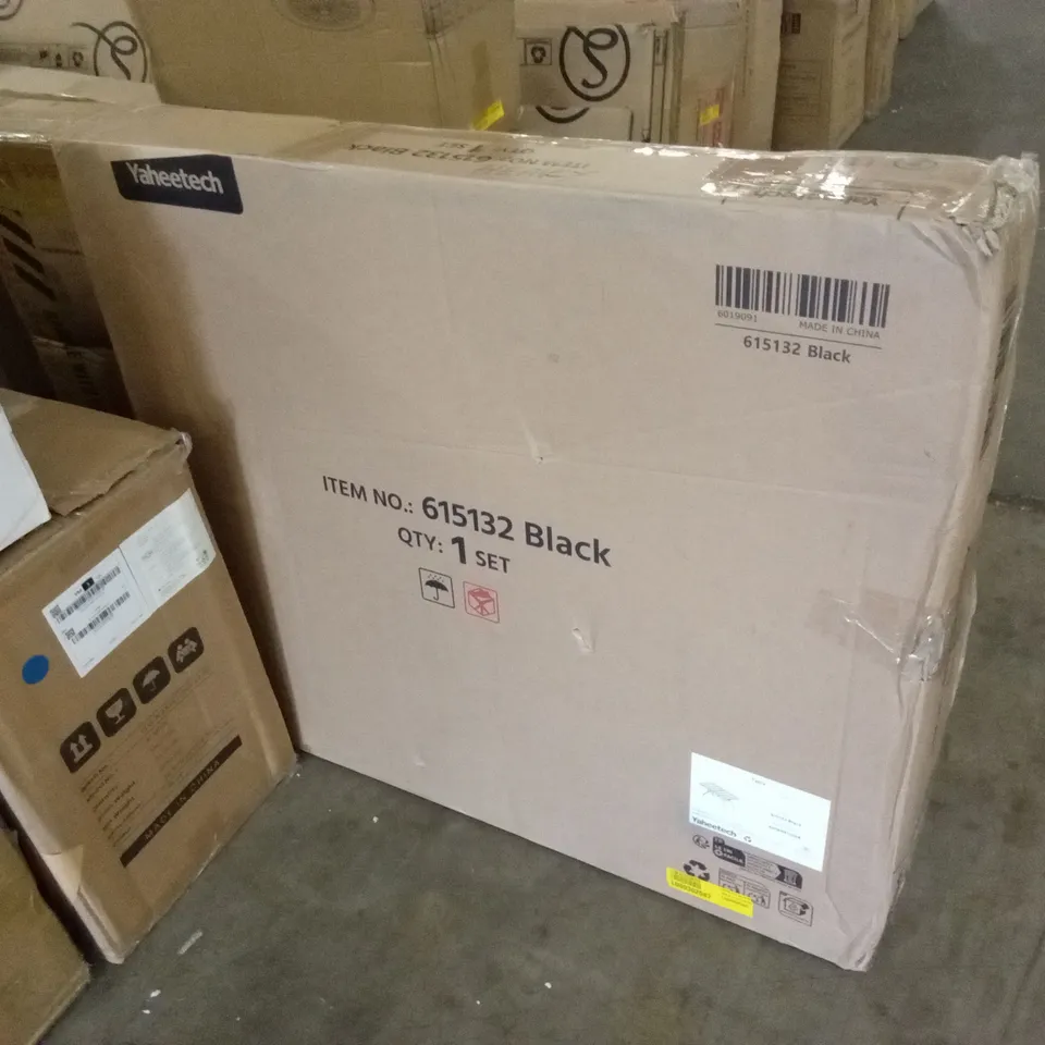 BOXED YAHEETECH OUTDOOR DINING TABLE - BLACK (1 BOX)