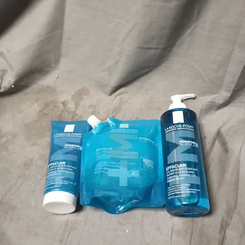 3 X LA ROCHE-POSAY EFFACLAR PRODUCTS 