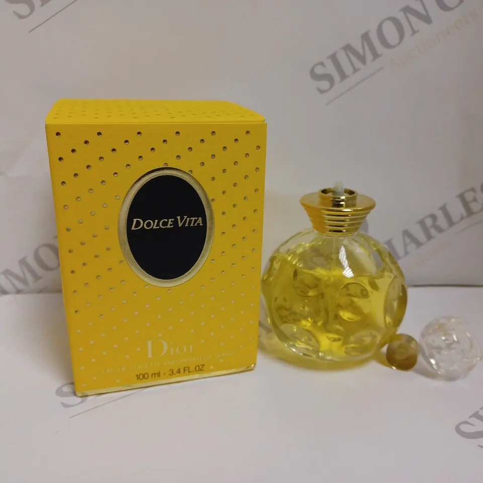 BOXED DIOR DOLCE VITA EAU DE TOILETTE SPRAY - 100ML 