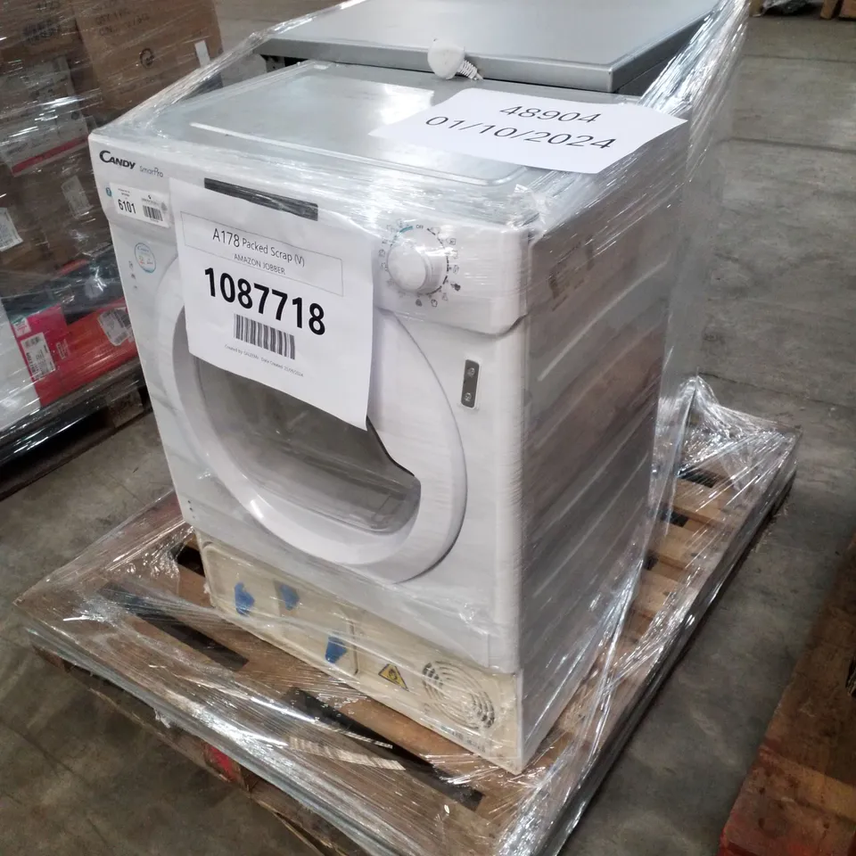 COMFEE FREESTANDING DISHWASHER AND CANDY INTEGRATED HEAT PUMP TUMBLE DRYER - UNPROCESSED RAW RETURNS