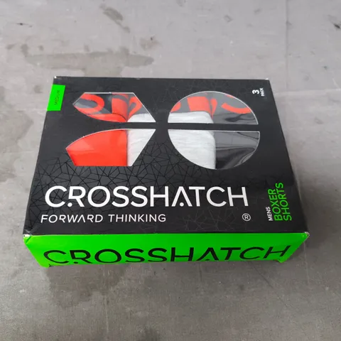 CROSSHATCH MEN'S BOXER SHORTS – SIZE M - X3