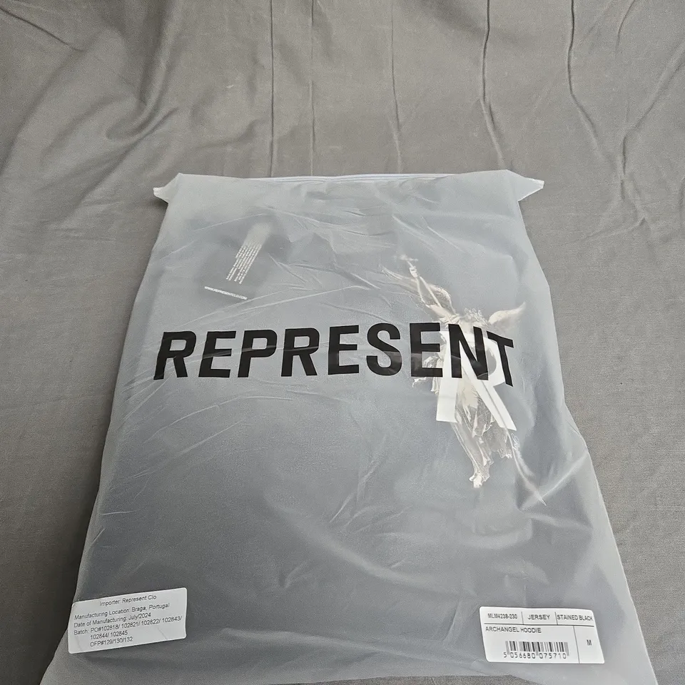 BAGGED REPRESENT ARCHANGEL HOODIE SIZE M