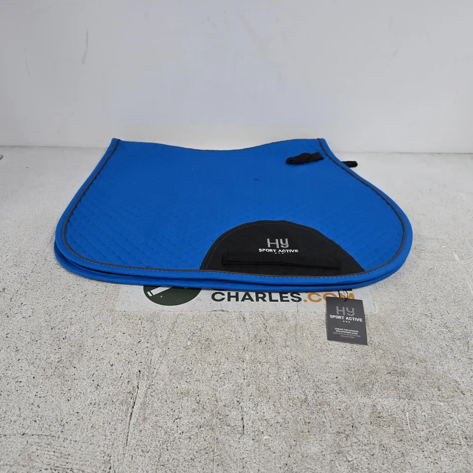 HY SPORT ACTIVE GP SADDLE PAD – JEWEL BLUE, COB/FULL