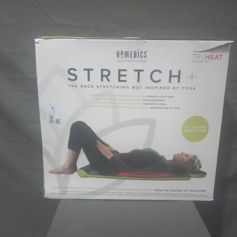 BOXED HOMEDICS STRETCH+ THE BACK STRETCHING MAT 
