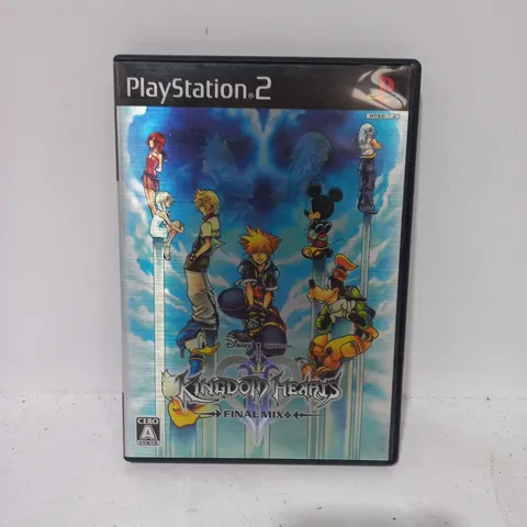 KINGDOM HEARTS FINAL MIX FOR PLAYSTATION 2 - JAPANESE EDITION