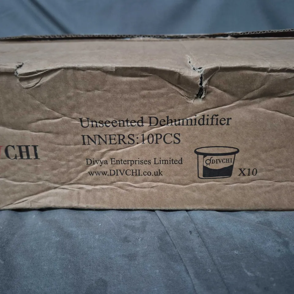 DIVYA UNSCENTED DEHUMIDIFIER INNERS 10 PACK BULK BOX