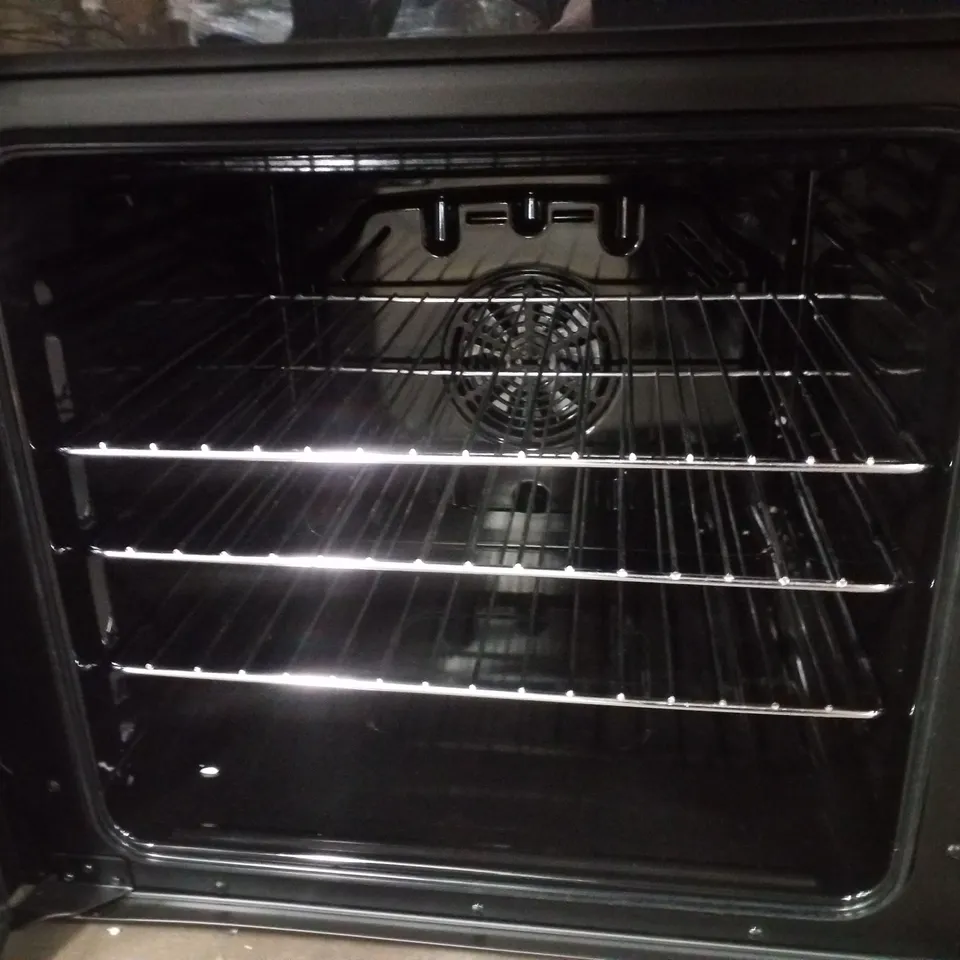 SWAN SX16730B 60CM ELECTRIC DOUBLE OVEN CERAMIC HOB COOKER - BLACK