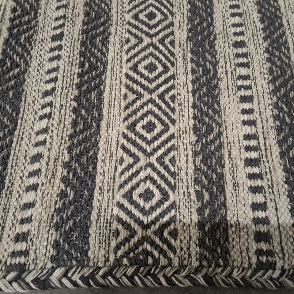 BRAND NEW PACO KILIM IN GREY - 80X150CM