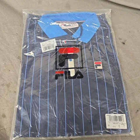 BAGGE FILA CLASSIC VINTAGE STRIPED POLO - S