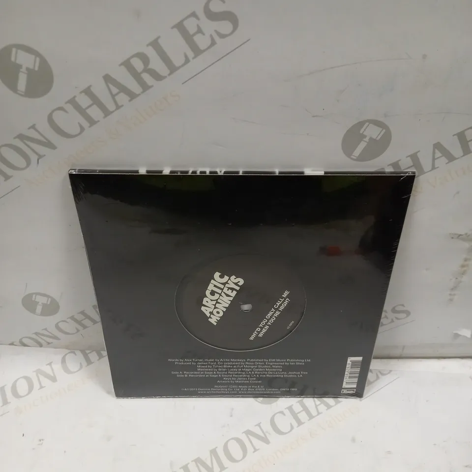 SEALED ARCTIC MONKEYS WHY'D YOU ONLY CALL ME WHEN YOU'RE HIGH 7" VINYL 
