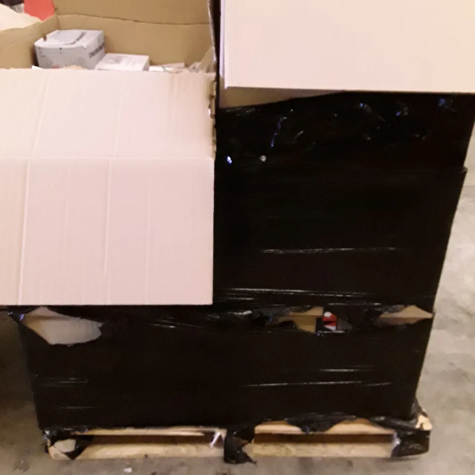 PALLET OF ASSORTED PRODUCTS TO INCLUDE; HAND TOWEL TRAYS- WONG FEI HUNG - BRA BAG ECT 