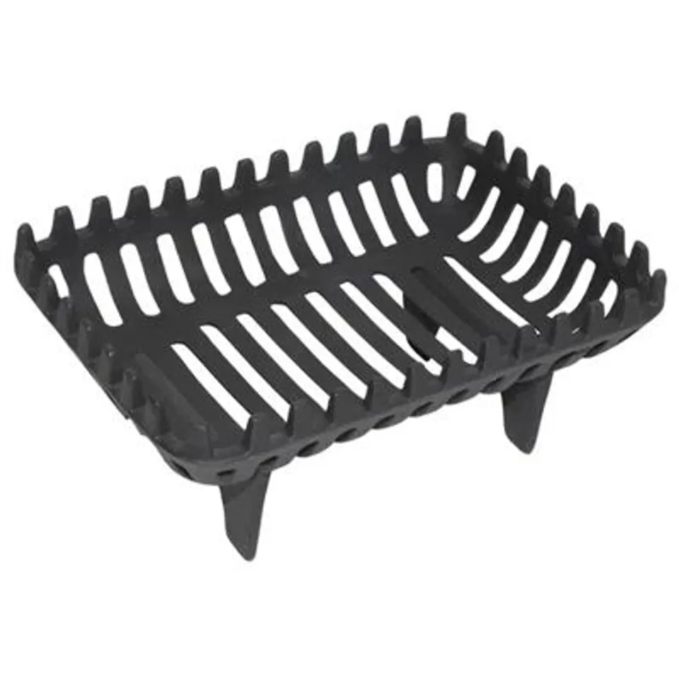 BOXED CAST IRON FIRESIDE GARDEN LOG BASKET (1 BOX)