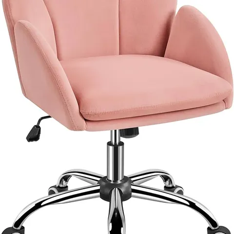 BOXED YAHEETECH PINK FABRIC OFFICE CHAIR 