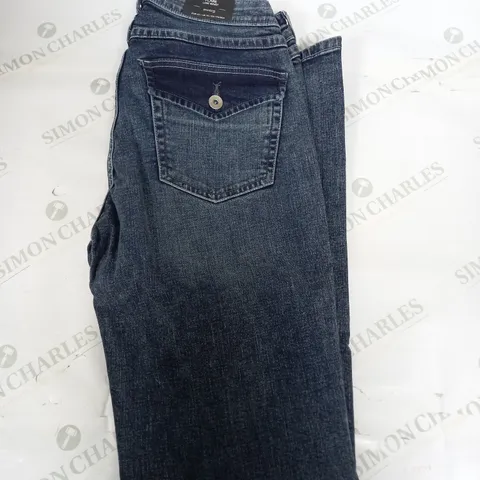 DIVIDED FLARE LOW RISE DENIM JEANS SIZE 14