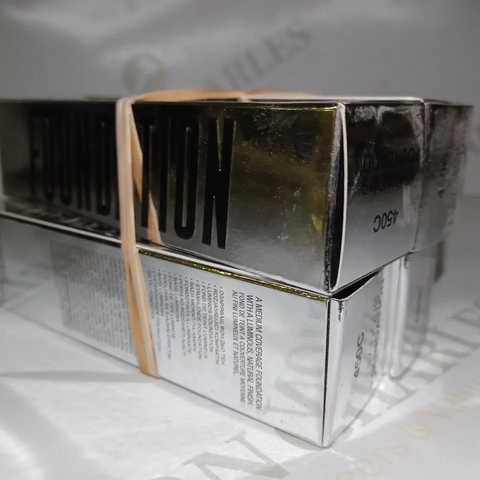 LOT OF 4 X 30ML ANASTASIA BEVERLY HILLS LUMINOUS FOUNDATION - 450C