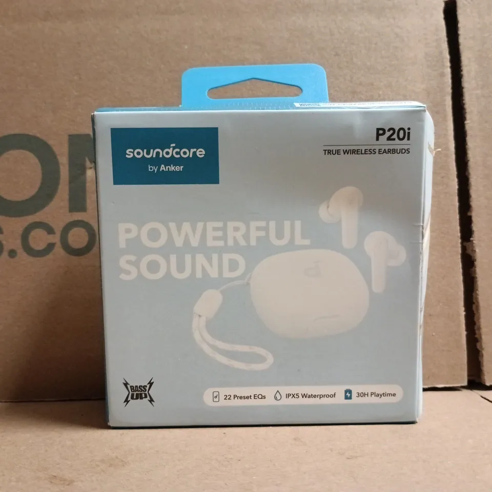 SOUNDCORE BY ANKER P20I TRUE WIRELESS EARBUDS – BOXED