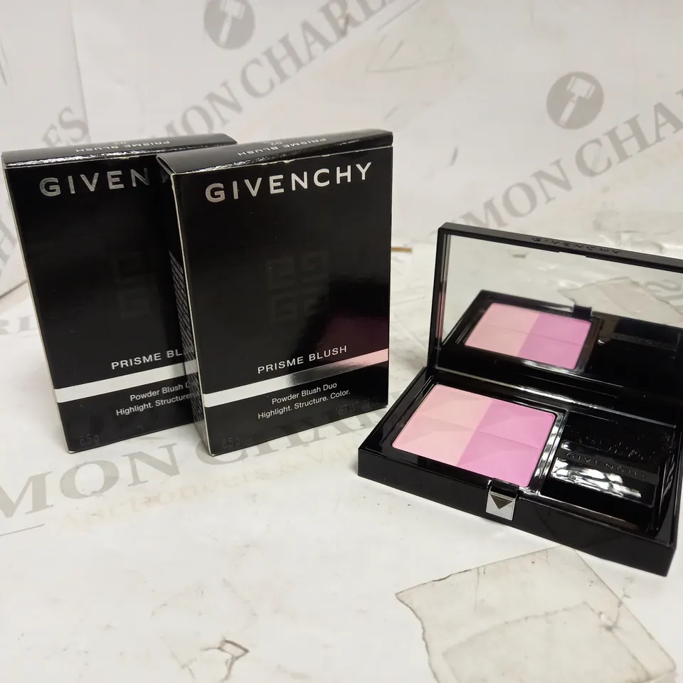 LOT OF 2 GIVENCHY PRISME BLUSH IN 02 LOVE