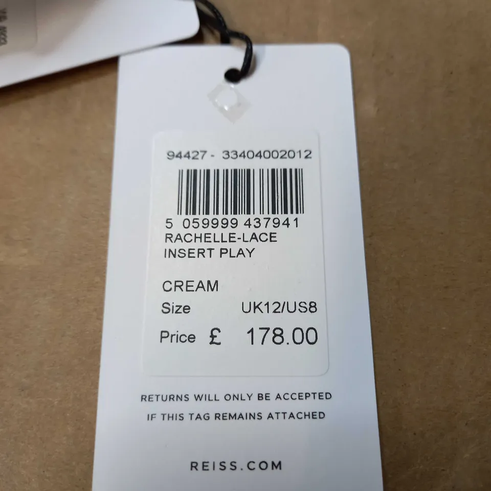 REISS RACHELLE LACE DRESS SIZE 12