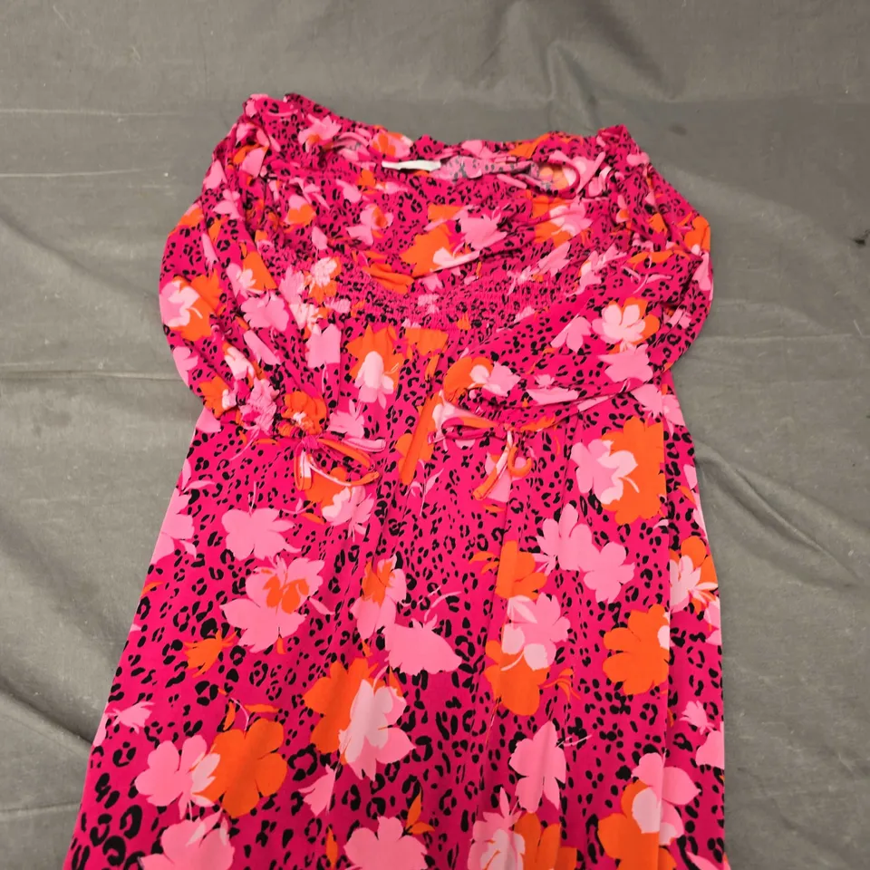 DANNII MINOGUE FLORAL PRINT DRESS - S