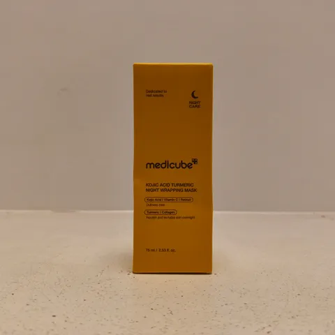 MEDICUBE KOJIC ACID TURMERIC NIGHT WRAPPING MASK (75ML)